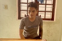 Siêu trộm Nguyễn Văn Hai tại cơ quan công an. Ảnh: Công an tỉnh Thanh Hóa.