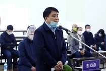 Ông Nguyễn Đức Chung tại phiên toà. Ảnh: TTXV