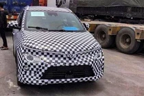 Xe điện VinFast VF e34 chạy thử nghiệm ở Hải Phòng.