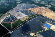 Khu liên hợp xử lý chất thải Sóc Sơn.