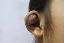 Tai biến dạng do bấm khuyên làm đẹp