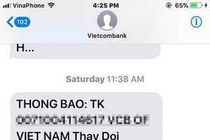 Tội phạm có thể giả cả tin nhắn của ngân hàng?