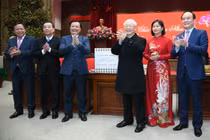 Tổng bí thư chúc Tết nhân dân thủ đô 