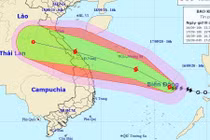 Bão số 5 gây mưa 400 mm, sóng biển cao 7 m