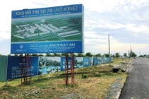 Dự án khu đô thị số 7B mở rộng (phường Điện Ngọc, thị xã Điện Bàn, tỉnh Quảng Nam) do Công ty CP Bách Đạt An làm chủ đầu tư. 