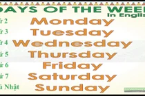 Cơ sở tên gọi các ngày trong tuần