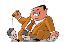 Ông vua con, ‘ông chống lưng’ thời @