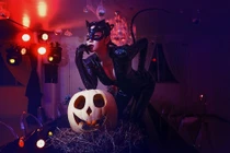 Biệt thự Lý Nhã Kỳ "ma mị" lễ Halloween