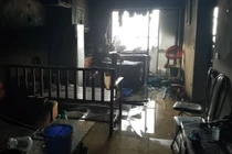 Cháy căn hộ chung cư ở Hà Nội