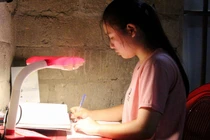 Em Lập không ngừng nỗ lực để thực hiện ước mơ của mình.