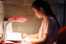 Em Lập không ngừng nỗ lực để thực hiện ước mơ của mình.