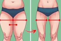 Tuổi trung niên: Phụ nữ tích mỡ đùi và hông, nam giới tích mỡ bụng 