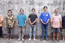 7 bị can phá rừng ở Phú Quốc. Ảnh: Công an tỉnh Kiên Giang.