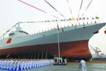 Hải quân Trung Quốc khu trục hạm mạnh nhất thế giới type 055 thứ hai vào biên chế 