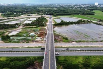 Nút giao đường 319 kết nối cao tốc TP Hồ Chí Minh - Long Thành - Dầu Giây chính thức thông xe.