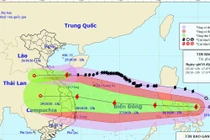 Bão số 9 di chuyển nhanh hơn, nguy hiểm hơn bão số 8