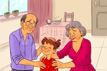 Tuổi già cô đơn khi vợ chỉ mê chăm cháu