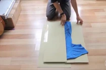 Tự chế “máy”' gấp quần áo