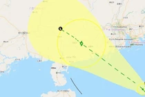Sóng biển cao tới 5,5 m, bão Nuri cách Hoàng Sa 470 km