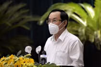 Bí thư Thành ủy TPHCM Nguyễn Văn Nên phát biểu chỉ đạo tại hội nghị.