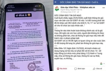 Giả công văn Sở thông báo thi lại do lộ đề, một học sinh bị phạt