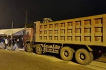 Hiện trường vụ tai nạn.