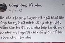 Đối tượng tung tin thịt lợn nhiễm sán tại trường mầm non bị công an triệu tập
