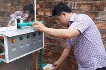 Máy đốt rác kết hợp đun nước sôi