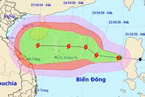 Bão số 8 - Saudel vào Biển Đông, mạnh lên từng ngày