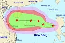 Bão số 8 - Saudel vào Biển Đông, mạnh lên từng ngày