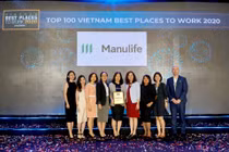 Anphabe vinh danh Manulife Việt Nam là nơi làm việc tốt nhất ngành bảo hiểm 