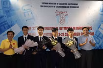 Học sinh trường chuyên KHTN giành huy chương Vàng Olympic Tin học Quốc tế