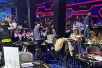 Lực lượng chức năng kiểm tra nhà hàng DJ 365.