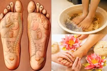 Ngâm chân, đắp thuốc hỗ trợ điều trị huyết áp cao