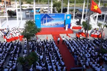 Ninh Thuận: Hàng trăm học sinh xã Cà Ná nô nức khai giảng năm học mới