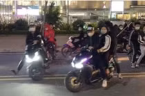 Clip: Hỗn chiến náo loạn đường phố Hải Phòng