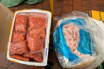 Hà Nội: Thu giữ 5 tấn nầm lợn, trứng non “bẩn” sắp vào bàn nhậu.