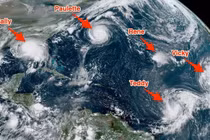 Bão trên Đại Tây Dương năm 2020 phá vỡ mọi kỷ lục