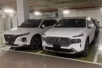 Hyundai Santa Fe “form mới” lại lộ diện tại Việt Nam, có dấu hiệu cho thấy là xe nhập chính hãng sắp ra mắt