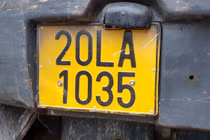 Xe kinh doanh vận tải dùng biển số màu vàng từ 1/8