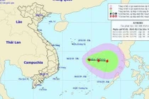 Áp thấp nhiệt đới trên Biển Đông khả năng mạnh lên thành bão
