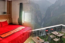 Bên trong khách sạn Panorama trên đèo Mã Pì Lèng