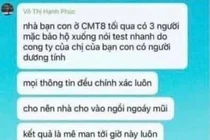Người đăng tải thông tin này cho biết vụ việc xảy ra tại 1 nhà dân trên đường Cách Mạng Tháng 8 ở TPHCM.