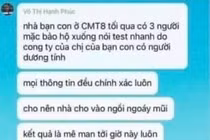 Người đăng tải thông tin này cho biết vụ việc xảy ra tại 1 nhà dân trên đường Cách Mạng Tháng 8 ở TPHCM.