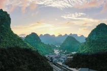 Toàn cảnh Yoko Onsen Quang Hanh tại Cẩm Phả, Quảng Ninh.