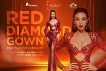 Cận cảnh "vũ khí" dạ hội lộng lẫy đêm bán kết của Thùy Tiên