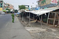 Công an có mặt bảo vệ hiện trường