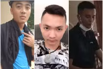 Từ trái qua phải các đối tượng: Lê Anh Lực, Nguyễn Quang Tuyến và Nguyễn Lâm Vận.