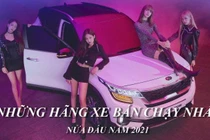 Infographic: Những hãng xe bán nhiều ô tô nhất 6 tháng đầu năm 