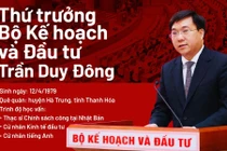 Chân dung tân Thứ trưởng Bộ Kế hoạch và Đầu tư Trần Duy Đông